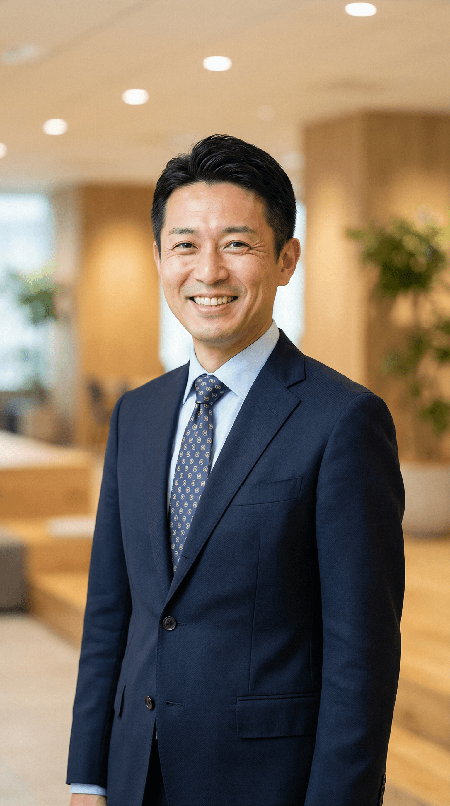 代表取締役 篠原徳哉氏のバストアップ写真